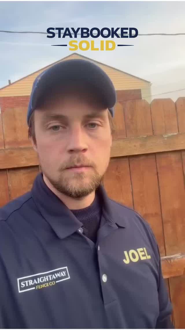 Joel from Straightaway Fence testimonial